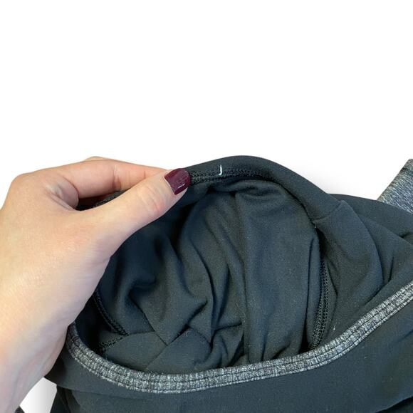 Lululemon Athletica‎ Shape Up Long Sleeve Hoodie Womens Size 6 Black Gray - Picture 3 of 6
